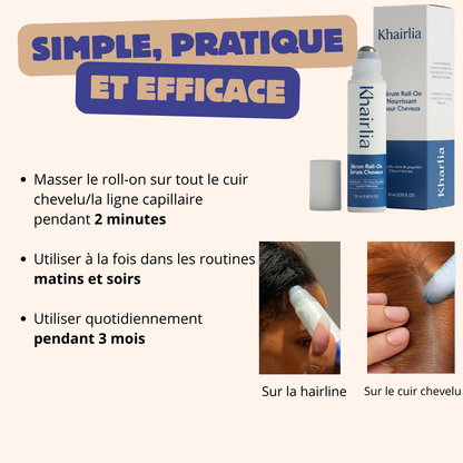 Khairlia | Roll-on Anti Tempes Dégarnies