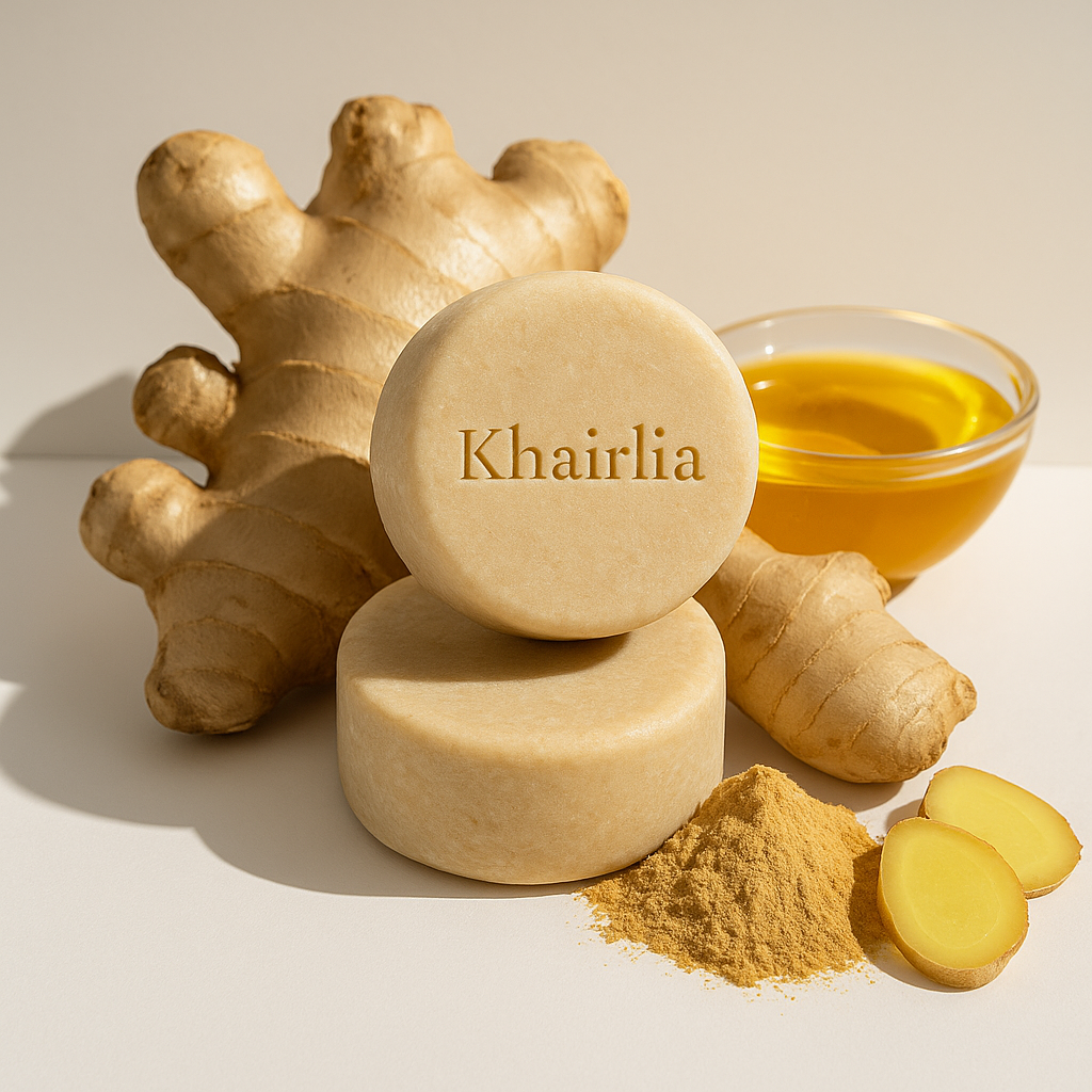 Shampooing organique au gingembre