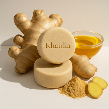 Shampooing organique au gingembre